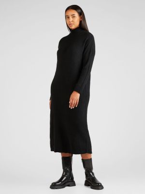 Pletena pletena haljina Vero Moda Curve crna