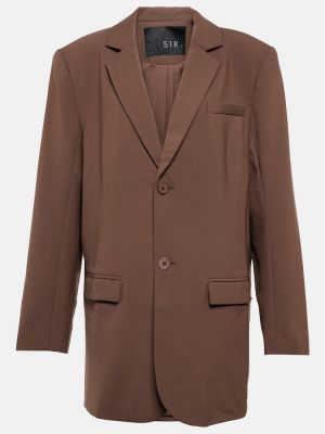 Ull blazer Sir brun