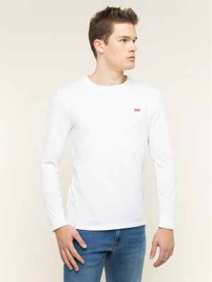 T-shirt a maniche lunghe Levi's bianco