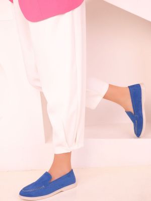 Semišové loafers Soho modré