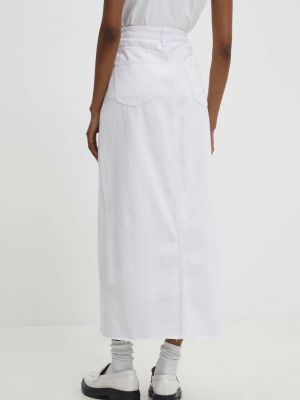 Džínová sukně Answear Lab bílé