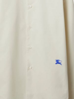 Medvilninė marškiniai Burberry balta
