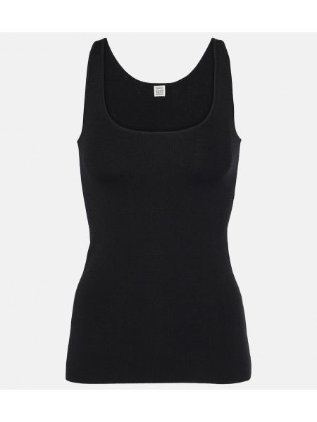 Jersey tank top Toteme svart