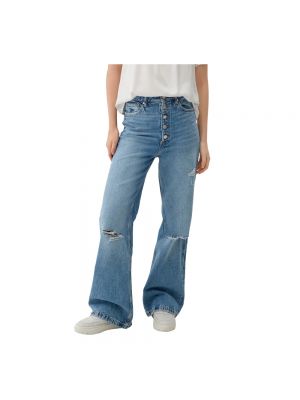 Bootcut jeans mit geknöpfter S.oliver blau