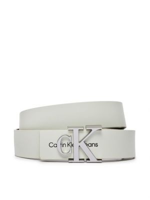 Ζώνη Calvin Klein Jeans λευκό