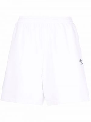 Shorts de sport Balenciaga blanc