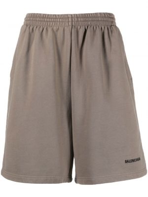 Shorts de sport en coton Balenciaga
