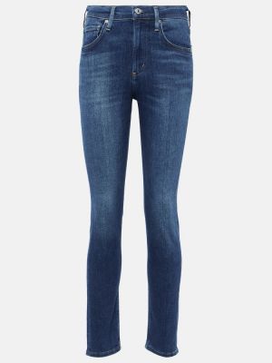 Jeans skinny taille haute Citizens Of Humanity bleu