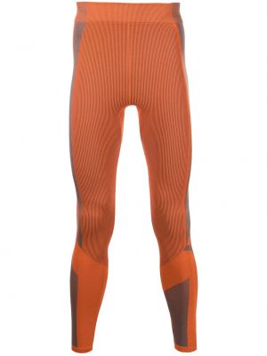 Kalhoty Y-3 oranžové