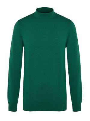 Sweter slim fit Trendyol zielony