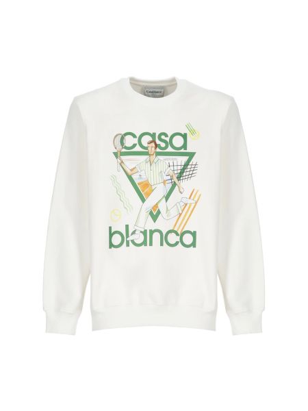 Sweatshirt mit print Casablanca weiß