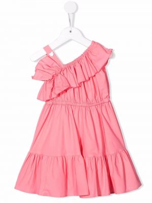 Ruffle dress for jenter Monnalisa rosa