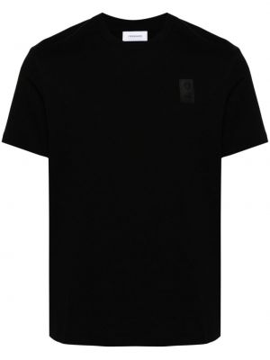 Bombažna majica Ferragamo črna