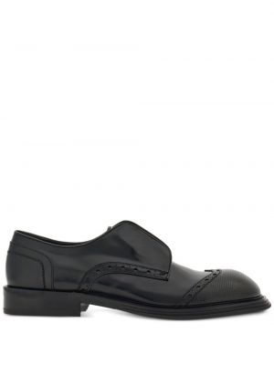 Обувки в стил дерби с връзки с дантела Ferragamo черно