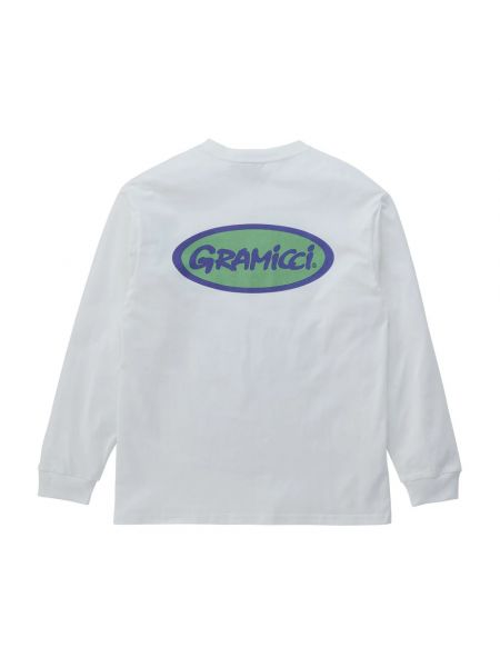 Camiseta de manga larga manga larga Gramicci blanco