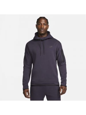 Męska bluza z kapturem Nike Sportswear Tech Fleece - Fiolet