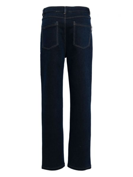 Proste jeansy bawełniane Rotate Birger Christensen niebieskie