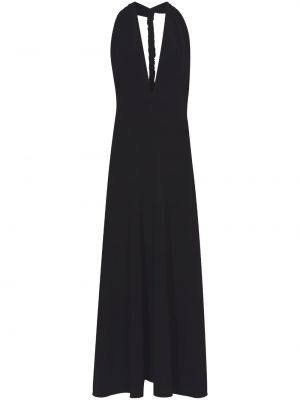 Viskózové přiléhavé dlouhé šaty bez rukávů Proenza Schouler - černá
