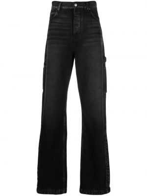 Straight leg jeans con tasche Amiri nero