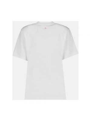 Koszulka bawełniana Victoria Beckham biała