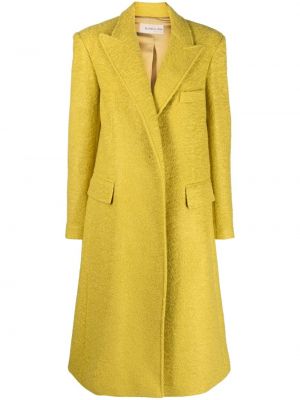 Палто от филц Blanca Vita жълто
