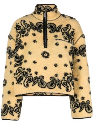 Жакардов флийс пуловер Nanushka