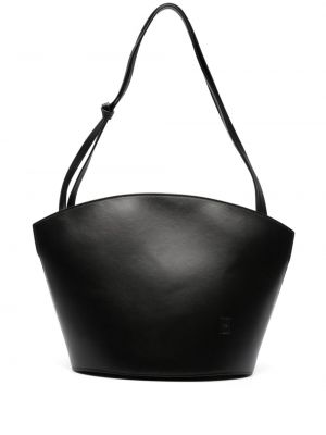 Δερμάτινη τσάντα ώμου By Malene Birger μαύρο