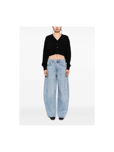 Jeansy relaxed fit Alexander Wang niebieskie