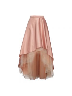 Spódnica plisowana tiulowe eleganckie Pinko - różowy