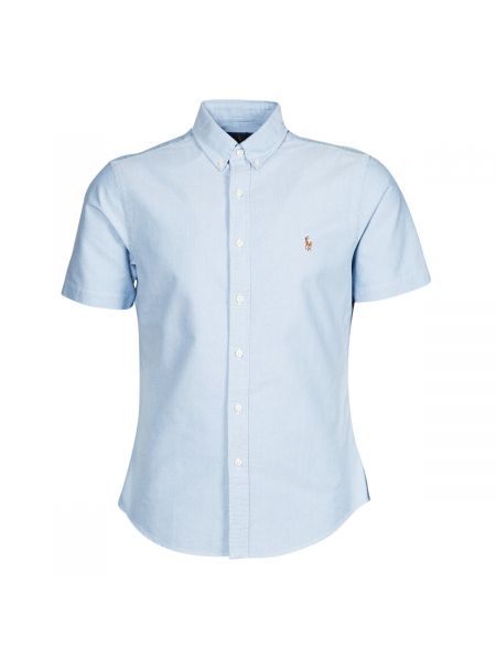 Koszula z krótkim rękawem Polo Ralph Lauren niebieska