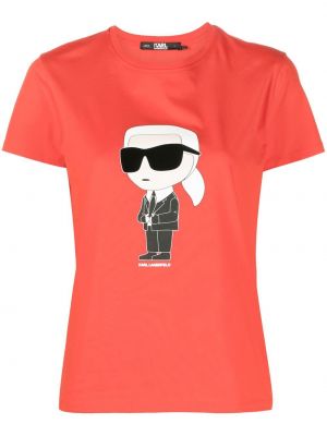 T-shirt Karl Lagerfeld röd