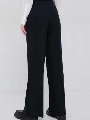 Spodnie z wysoką talią Sisley czarne