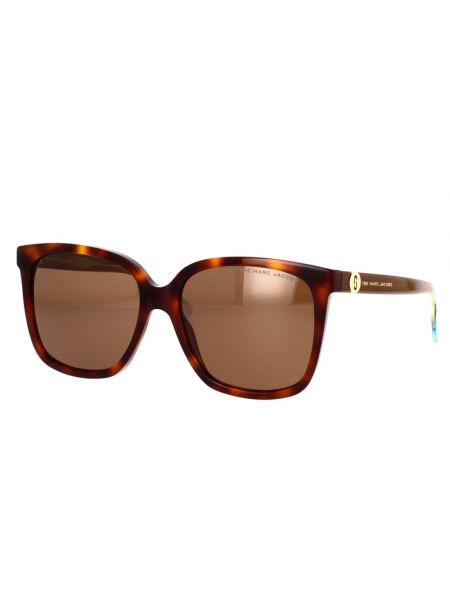 Okulary przeciwsłoneczne eleganckie Marc Jacobs brązowe