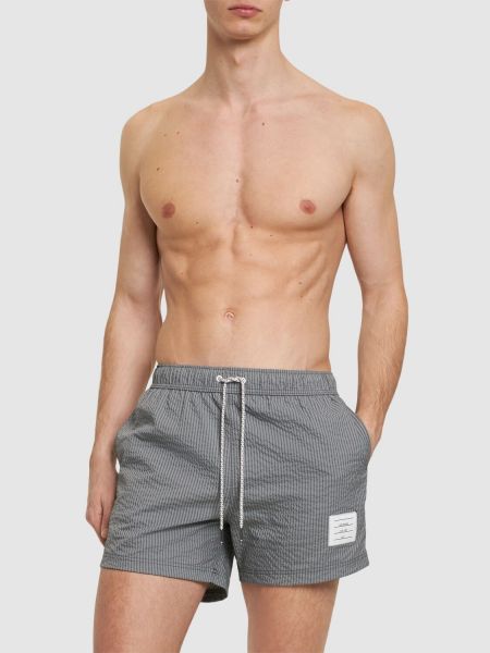 Pantaloncini Thom Browne grigio