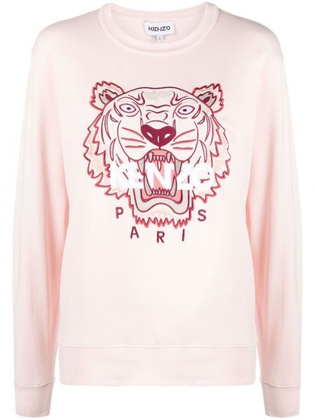 Tigerstripete sweatshirt Kenzo rosa