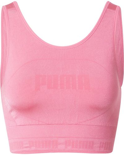 Sportiniai marškinėliai be rankovių Puma rožinė