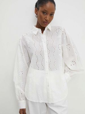 Bavlněná košile Answear Lab bílá