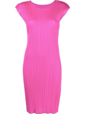 Sukienka Pleats Please Issey Miyake - Różowy