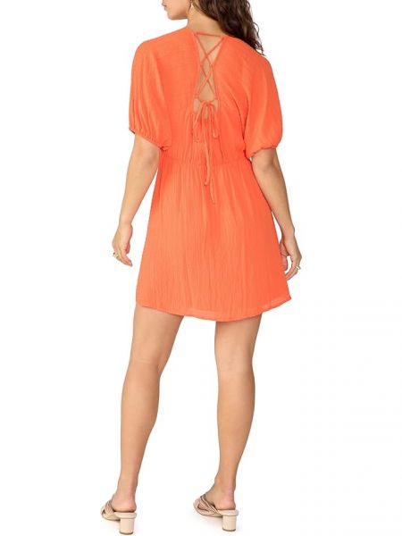 Платье с вырезом на спине Sanctuary оранжевое