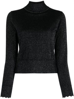Пуловер N.peal черно