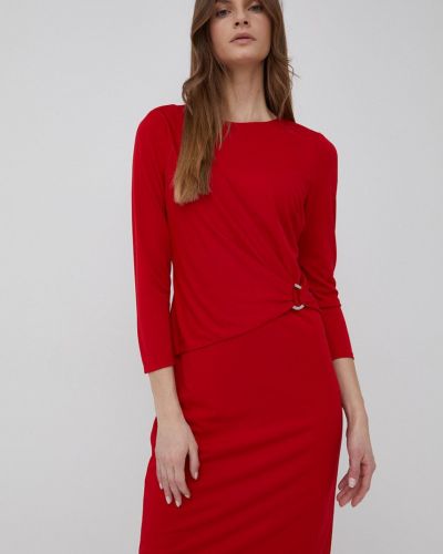 Mini šaty Lauren Ralph Lauren - červená