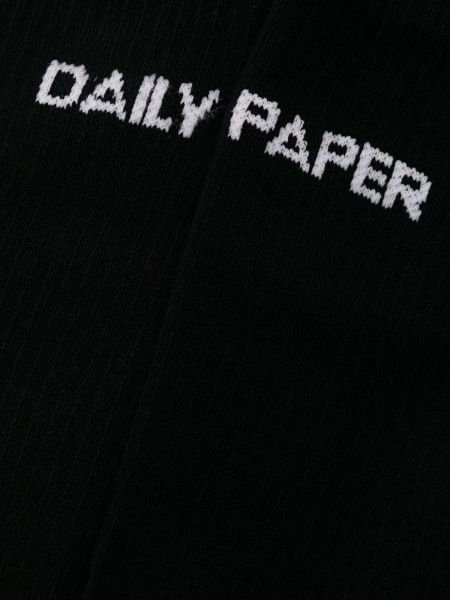 Socken mit print Daily Paper schwarz