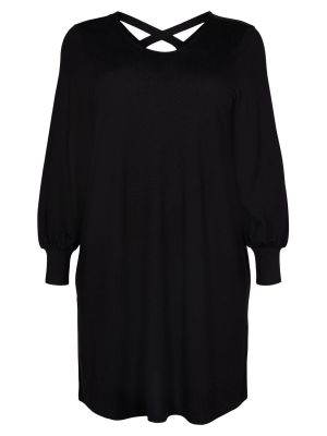 Pletené pletené šaty Zizzi čierna