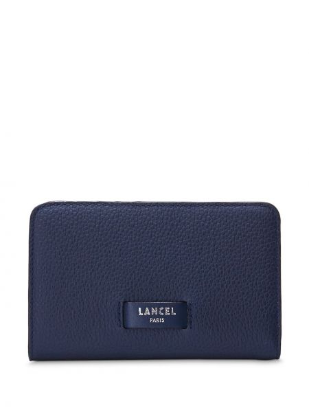 Kožená peňaženka Lancel modrá