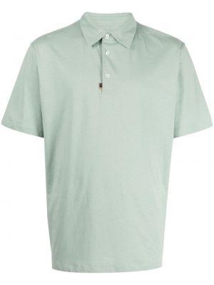 Kokvilnas polo krekls Paul Smith zaļš