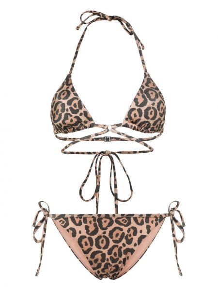 Bikini s printom s leopard uzorkom Emporio Armani