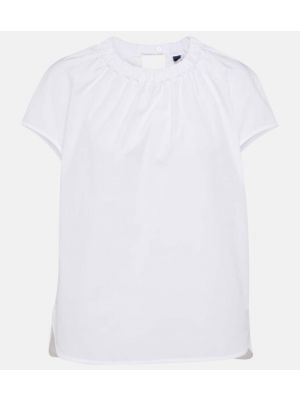Βαμβακερή μπλούζα 's Max Mara λευκό