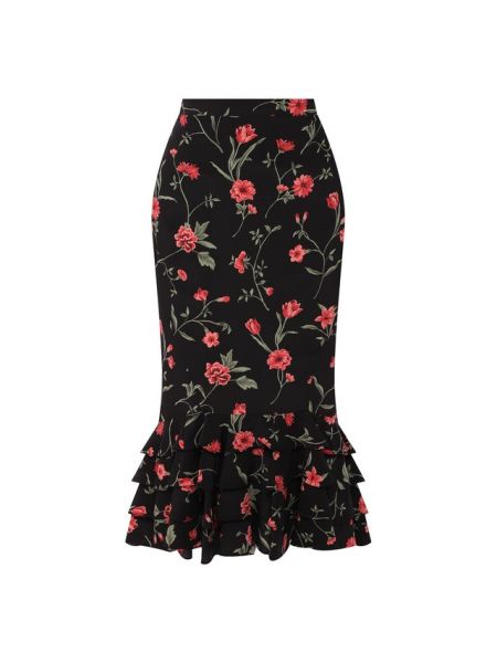 Шелковая юбка Michael Kors Collection, черная