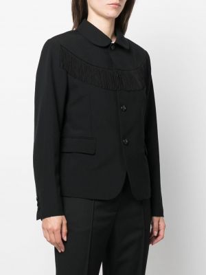 Přiléhavá bunda s třásněmi Comme Des Garçons Comme Des Garçons černá