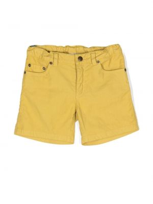 Shorts di jeans Bonpoint giallo
